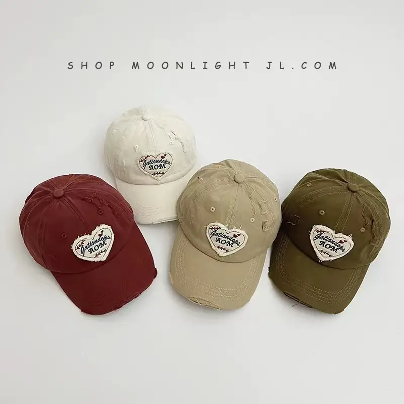 Blue Heart Mom Cap for Girls Boys 12 Colors — feature 3