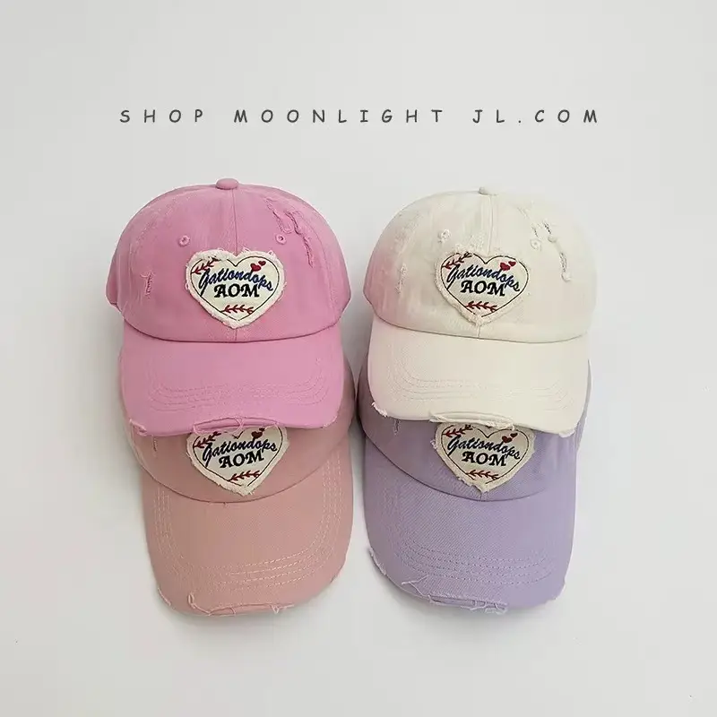 Blue Heart Mom Cap for Girls Boys 12 Colors — feature 9