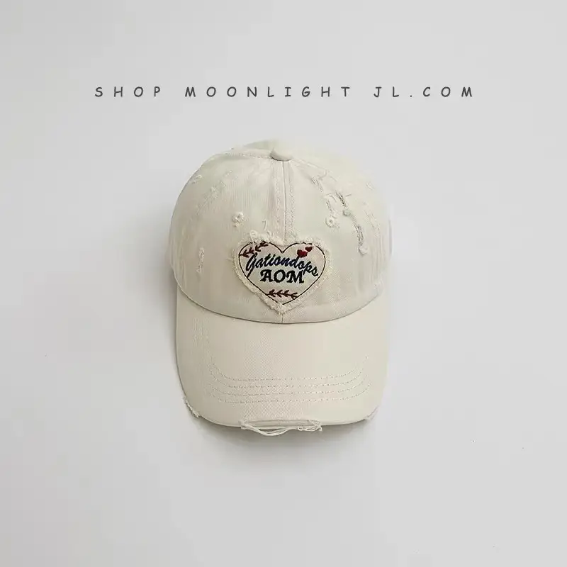 Blue Heart Mom Cap for Girls Boys 12 Colors