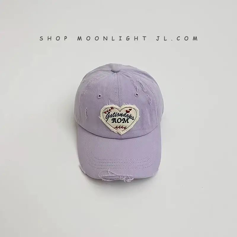 Blue Heart Mom Cap for Girls Boys 12 Colors - Image 11