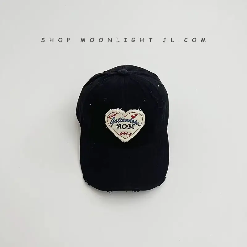 Blue Heart Mom Cap for Girls Boys 12 Colors - Image 2