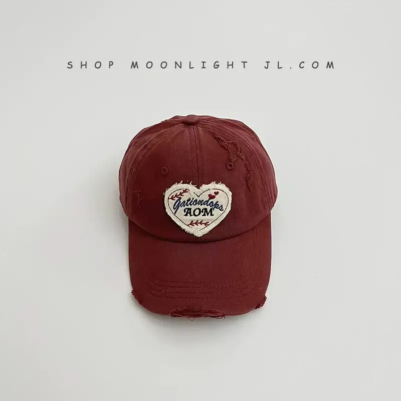 Blue Heart Mom Cap for Girls Boys 12 Colors - Image 6