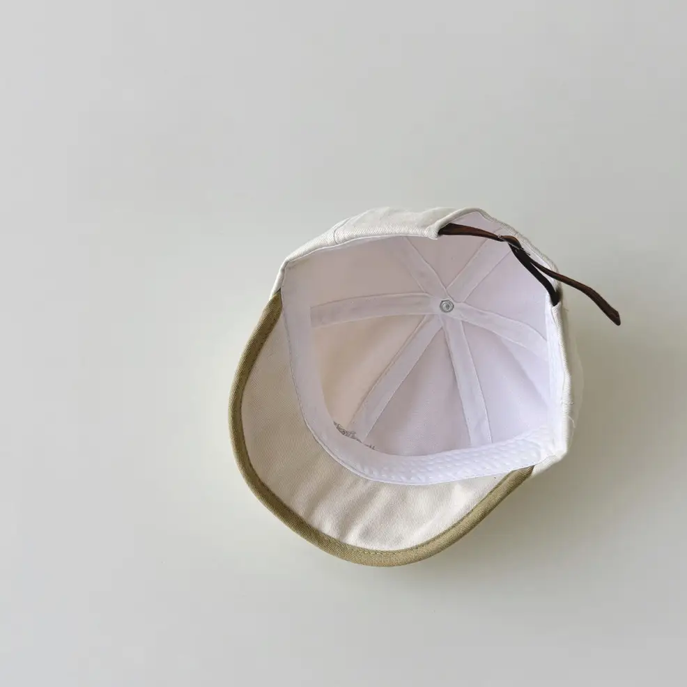 Qiunan Baby Hats White Soft Bristle Baseball Caps - Image 5