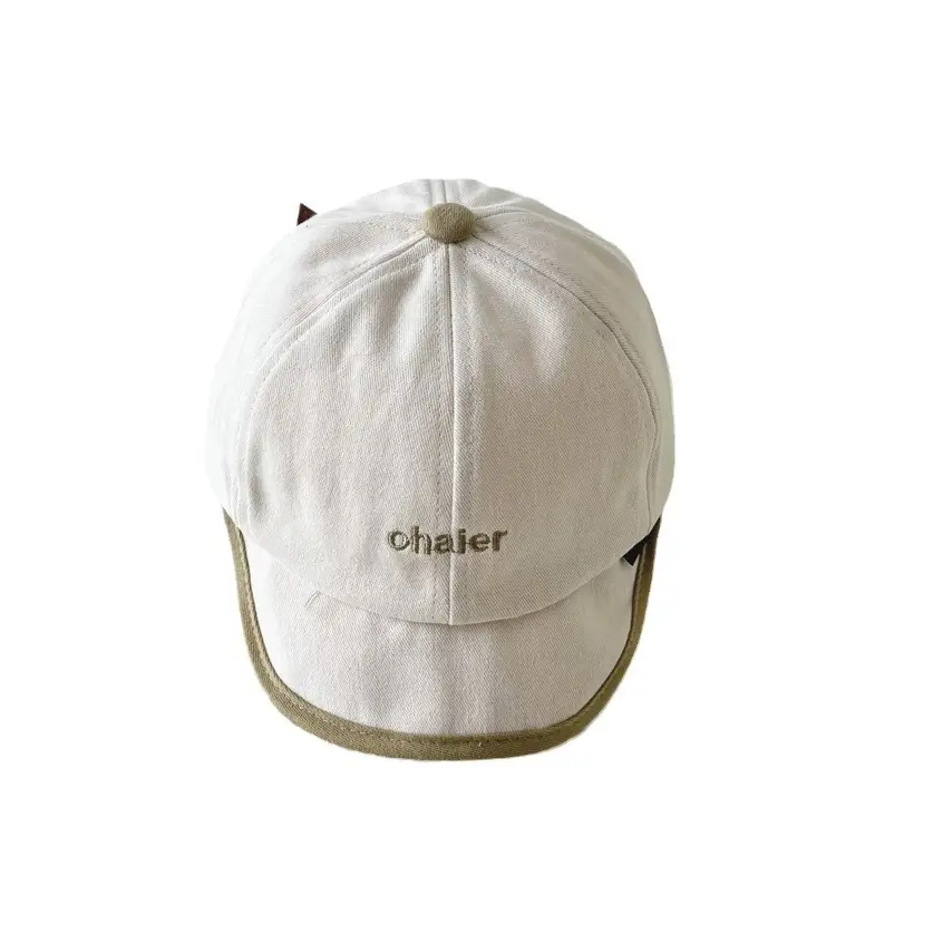 Qiunan Baby Hats White Soft Bristle Baseball Caps - Image 6