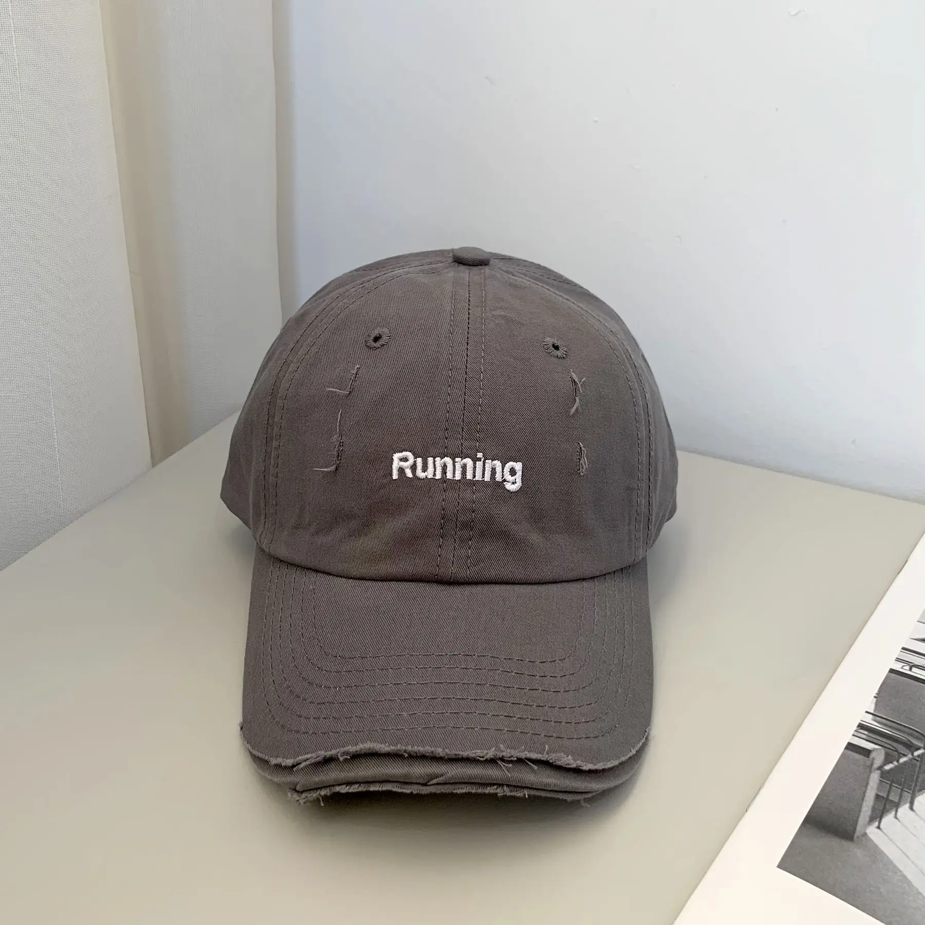 Kids Running Cap Grey 1-3Y - Image 13