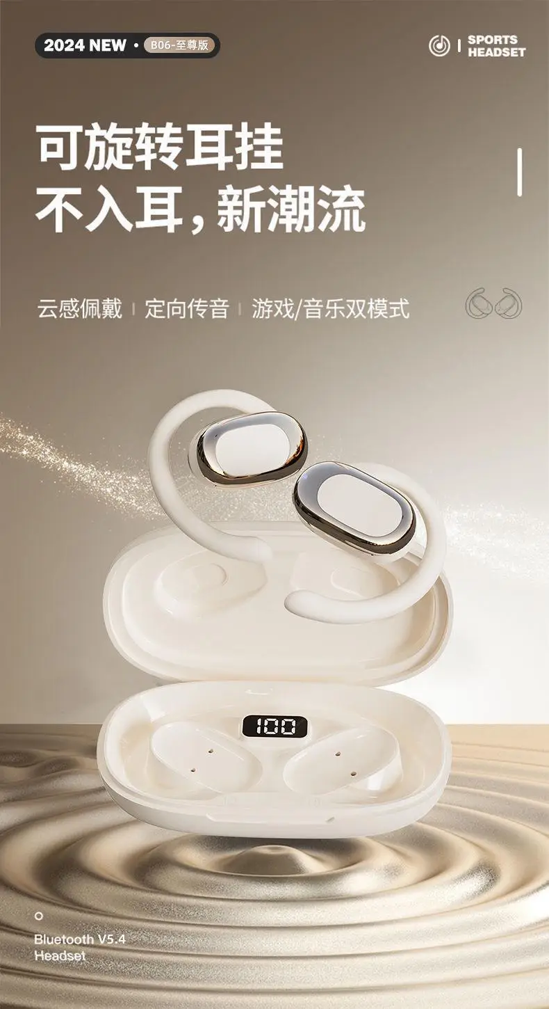 Wireless Bluetooth Headset with Noise Cancellation & Long Battery β feature 1