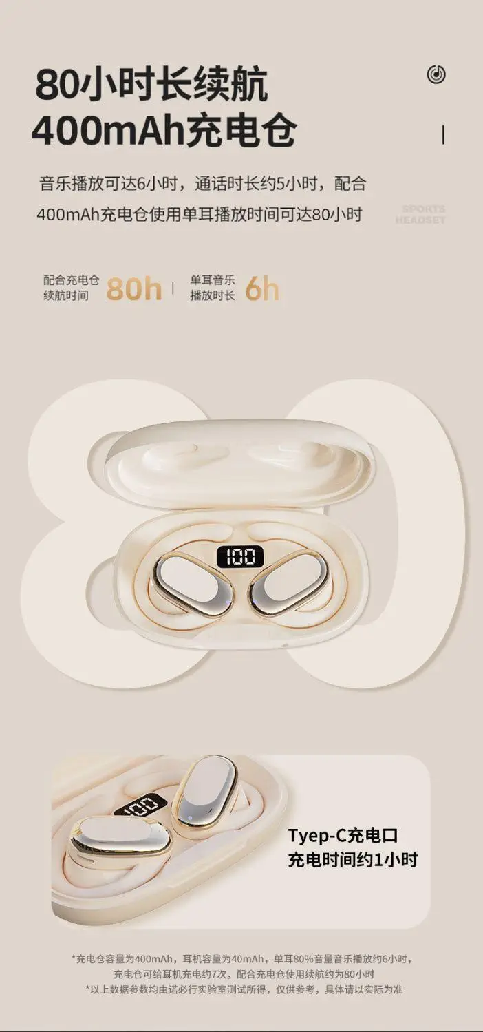 Wireless Bluetooth Headset with Noise Cancellation & Long Battery β feature 12