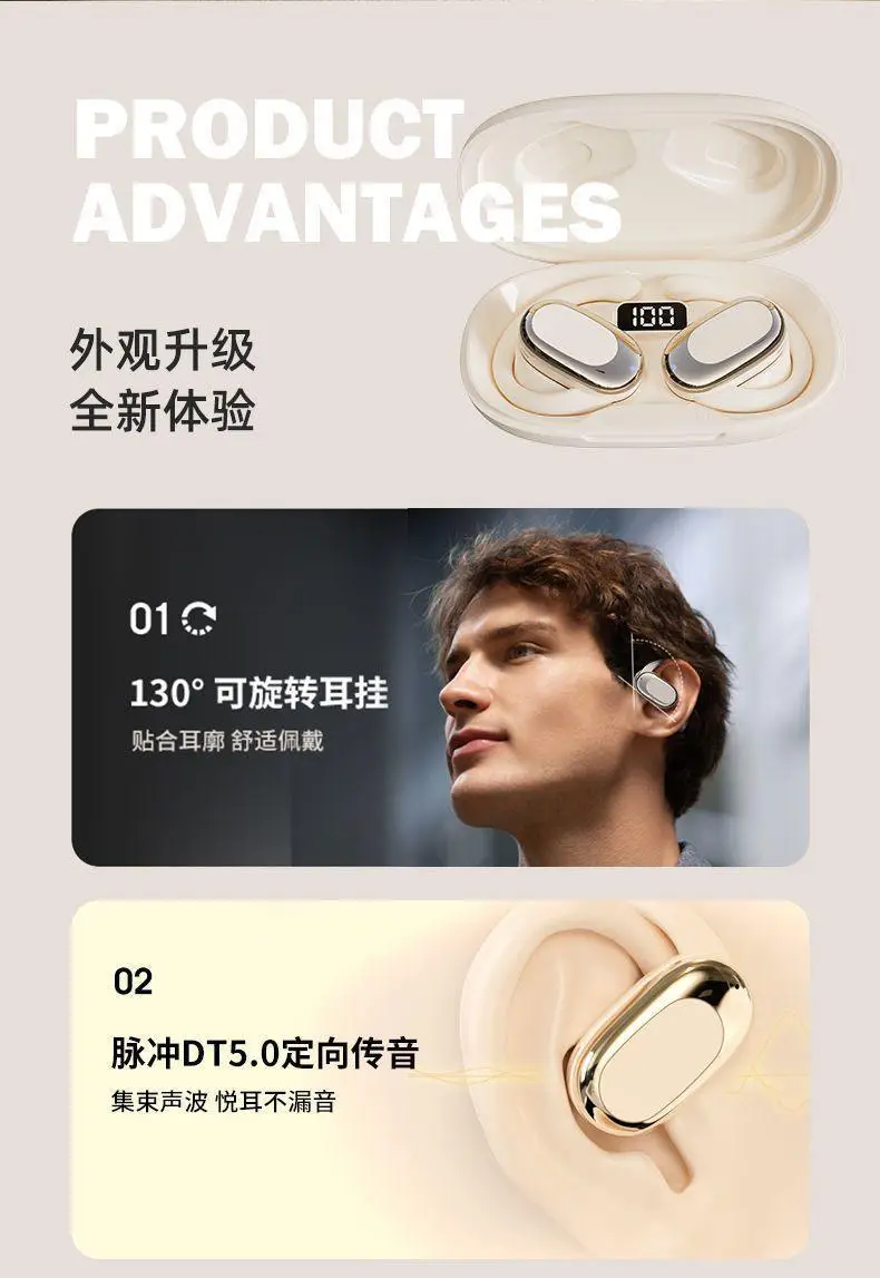 Wireless Bluetooth Headset with Noise Cancellation & Long Battery β feature 2