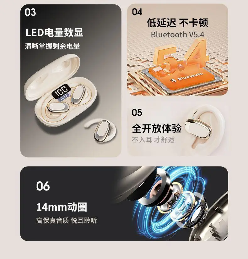 Wireless Bluetooth Headset with Noise Cancellation & Long Battery β feature 3