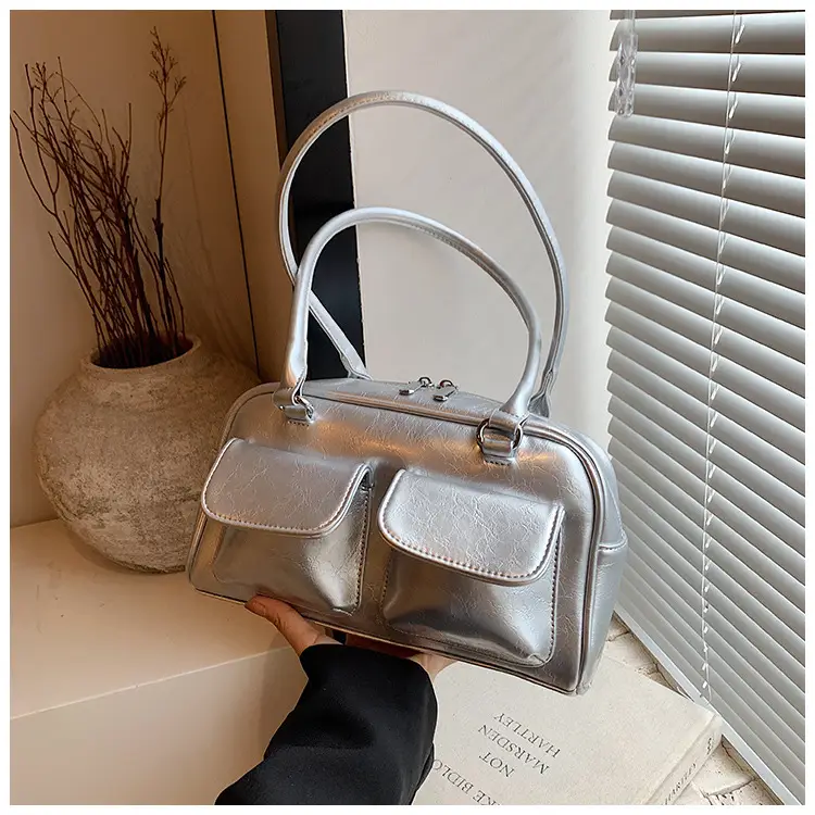 Silver Hot Retro Shoulder Bag Women's New Fashion — feature 11
