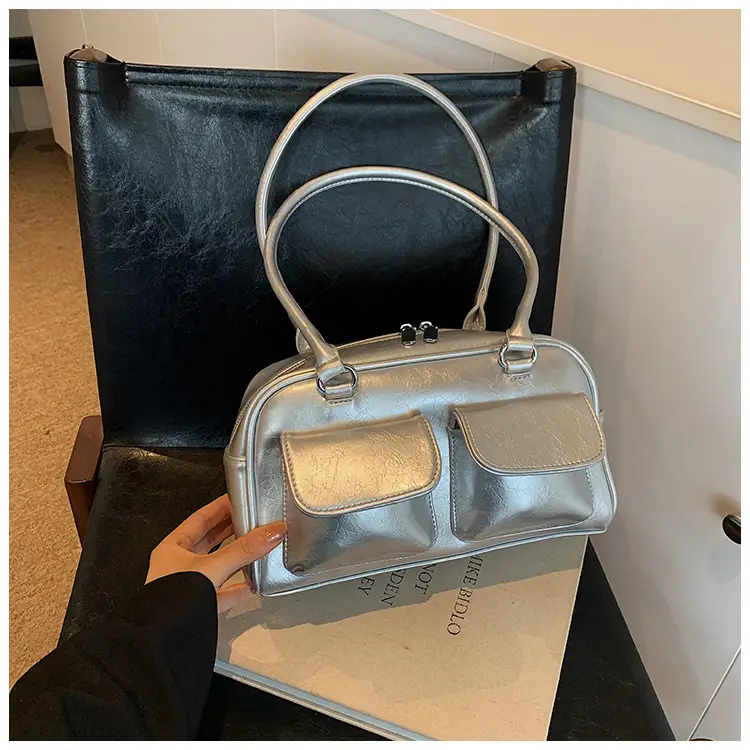 Silver Hot Retro Shoulder Bag Women's New Fashion — feature 9