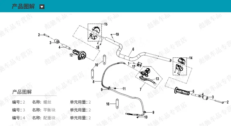 Original Motorcycle 800Nk Balance Weight Bar End Caps Handlebar Anti-Fall Iron Handlebar Plugs — feature 3