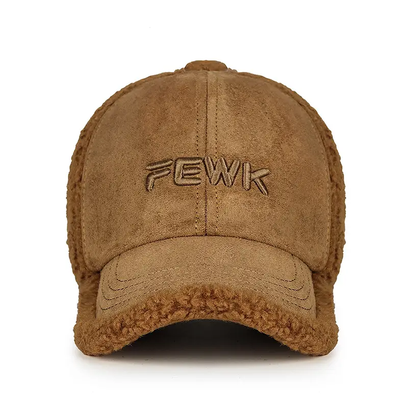 Pink Feather Cap Warm Wool Cap All Season