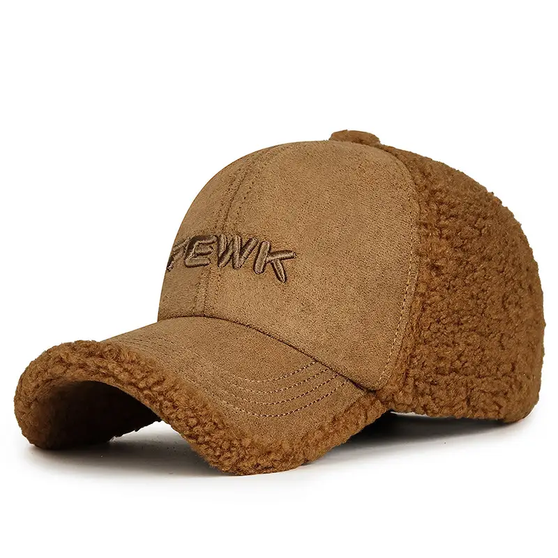Pink Feather Cap Warm Wool Cap All Season
