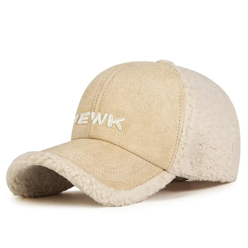 Pink Feather Cap Warm Wool Cap All Season