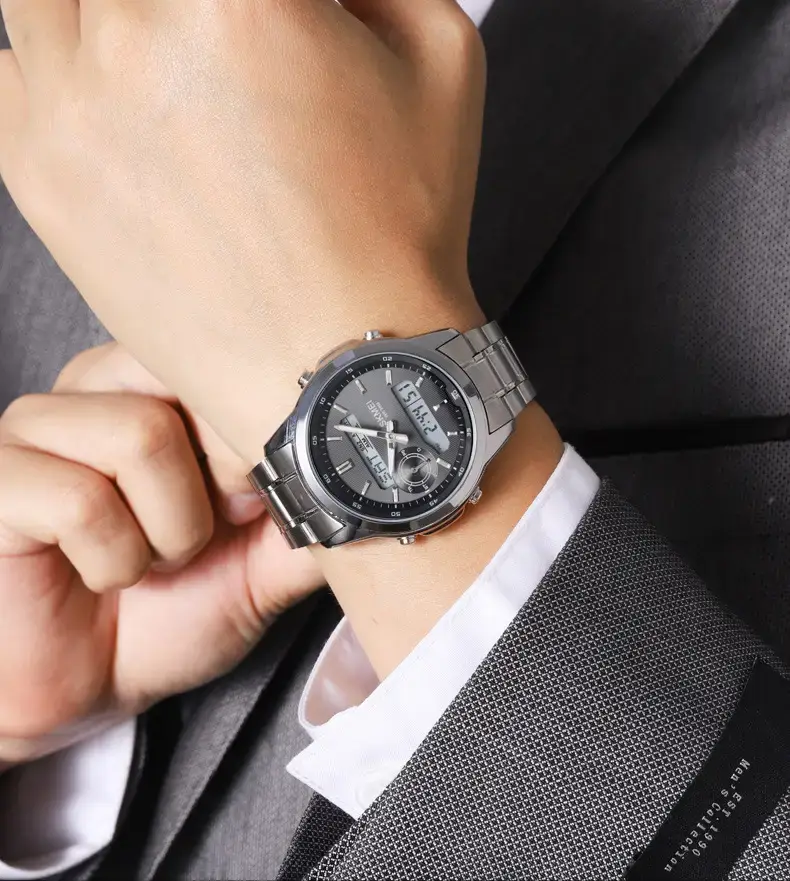 SKMEI Men's Steel Band Digital Display Watch — feature 15