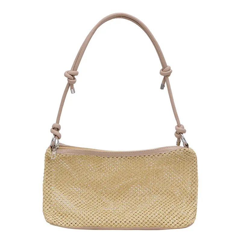 Women's Contrasting Stitched Crossbody Bag 2024 - Image 9
