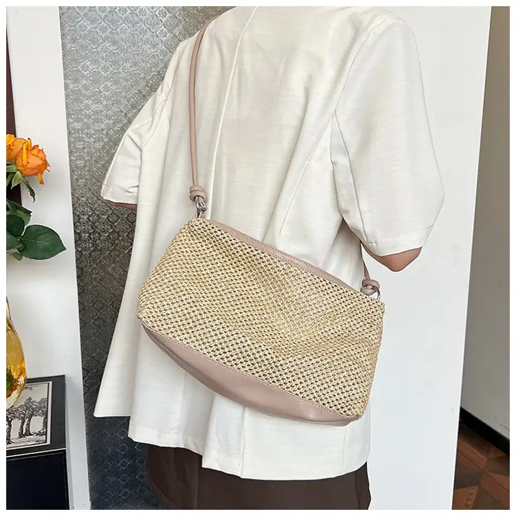 Women's Contrasting Stitched Crossbody Bag 2024 — feature 17