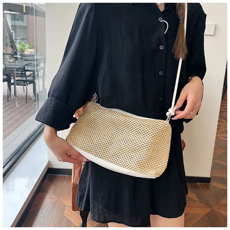 Women's Contrasting Stitched Crossbody Bag 2024 — feature 20