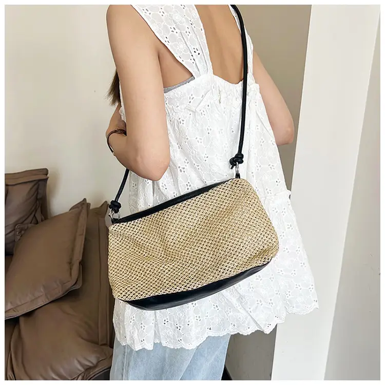 Women's Contrasting Stitched Crossbody Bag 2024 — feature 24
