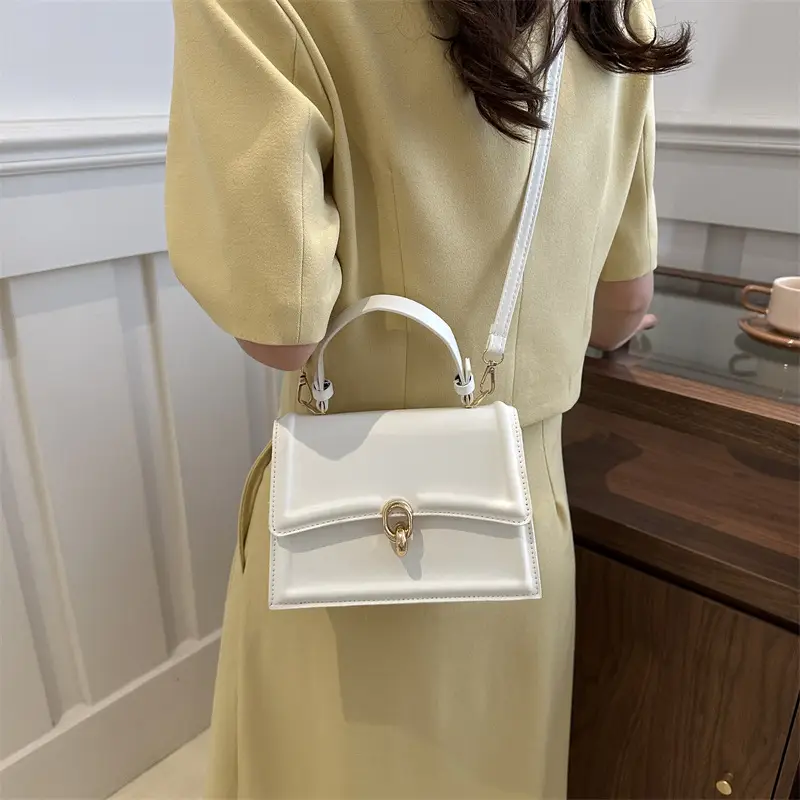 White Vintage High-end Shoulder Crossbody Bag Women 2024 - Image 8