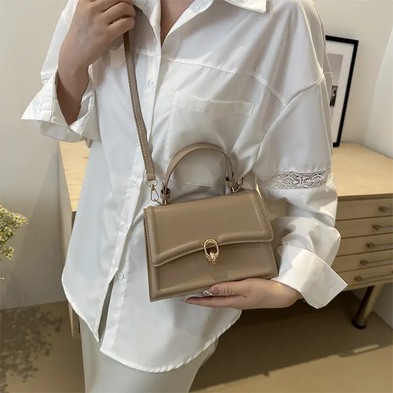 White Vintage High-end Shoulder Crossbody Bag Women 2024 - Image 9