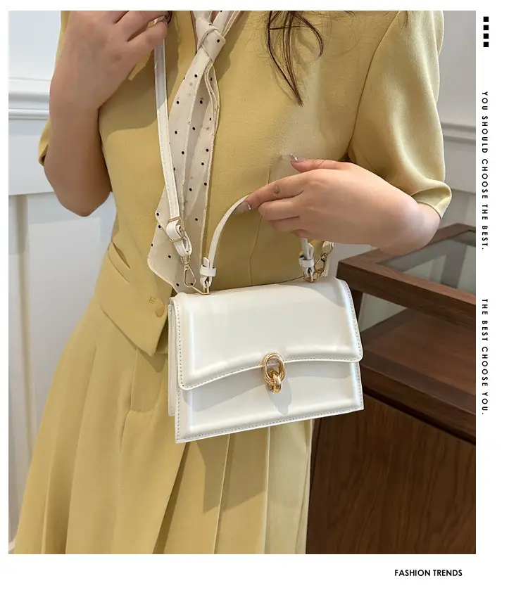 White Vintage High-end Shoulder Crossbody Bag Women 2024 β feature 1