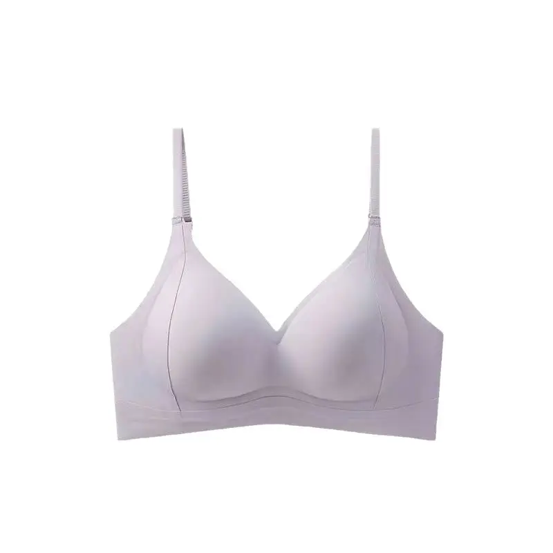 Clothing color shell [seamless female thin] small chest gathered underwear lifting anti-fixing cup breast anti-sagging bra