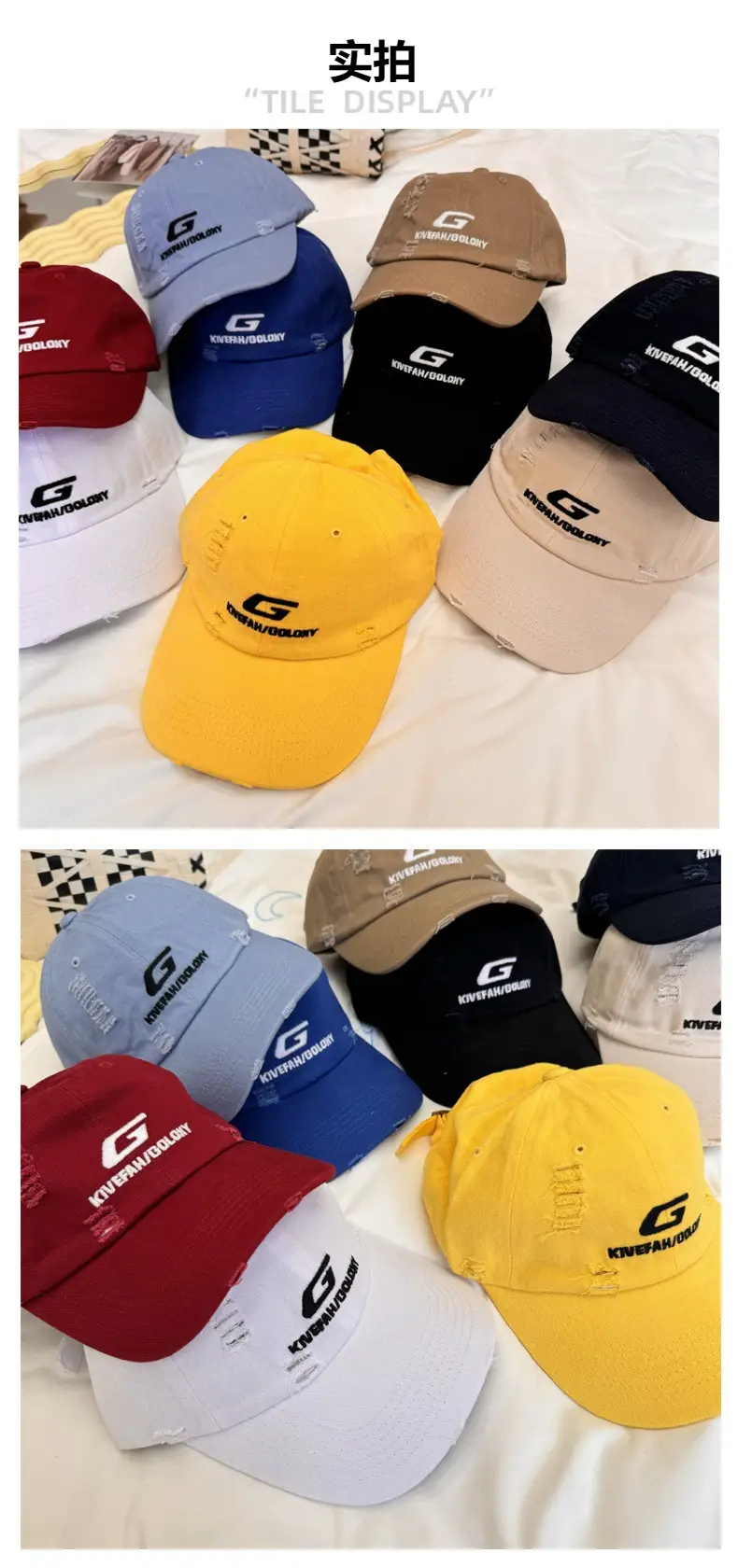 Men G-Branded Navy Baseball Cap with Embroidery — feature 2