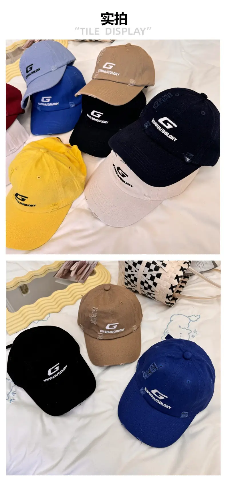 Men G-Branded Navy Baseball Cap with Embroidery — feature 3