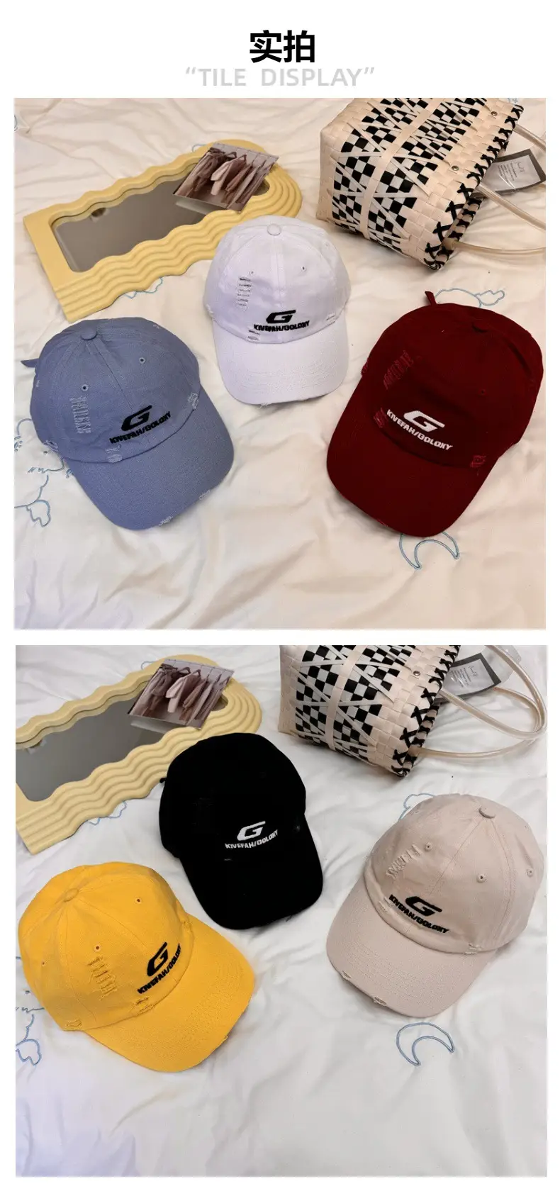 Men G-Branded Navy Baseball Cap with Embroidery — feature 4