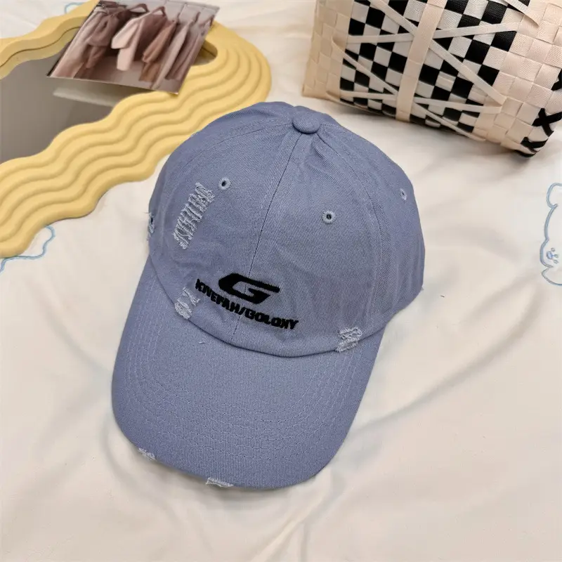 Men G-Branded Navy Baseball Cap with Embroidery - Image 7