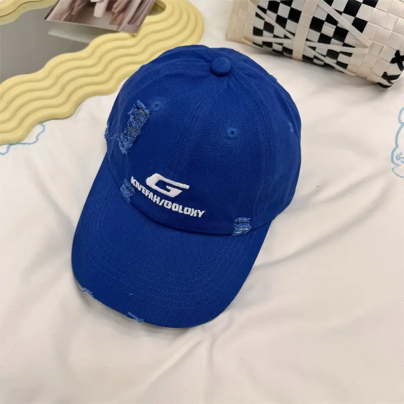 Men G-Branded Navy Baseball Cap with Embroidery - Image 9