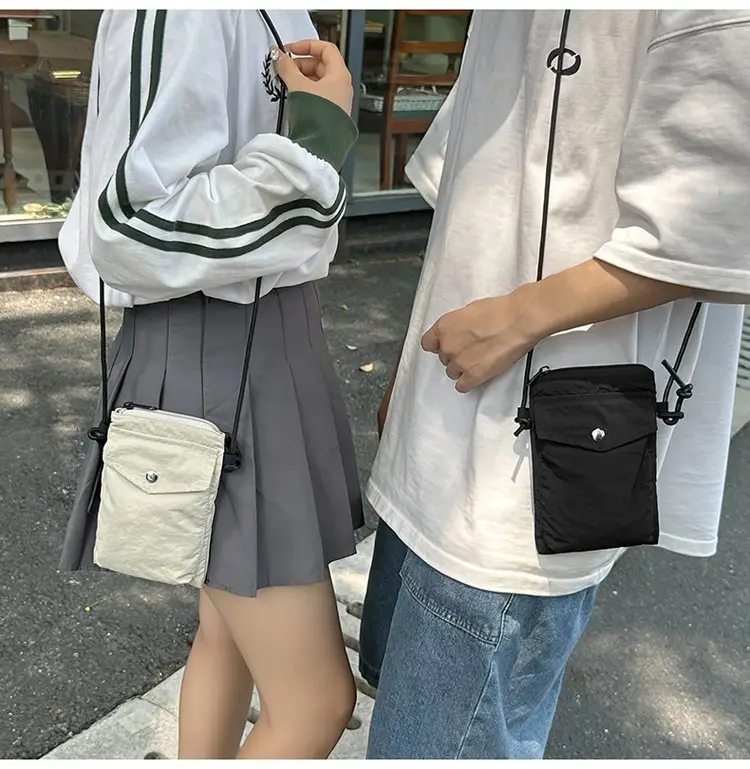 Japanese New Casual White Mobile Phone Bag for Men — feature 11
