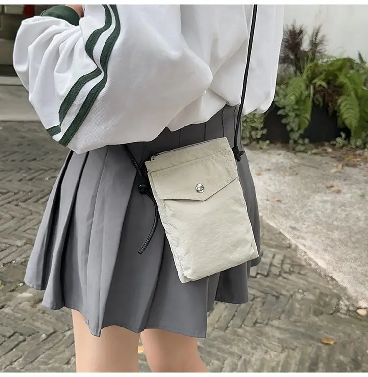 Japanese New Casual White Mobile Phone Bag for Men — feature 15