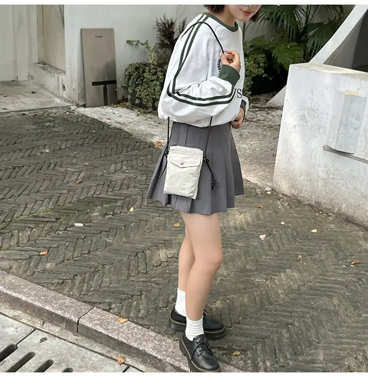 Japanese New Casual White Mobile Phone Bag for Men — feature 16