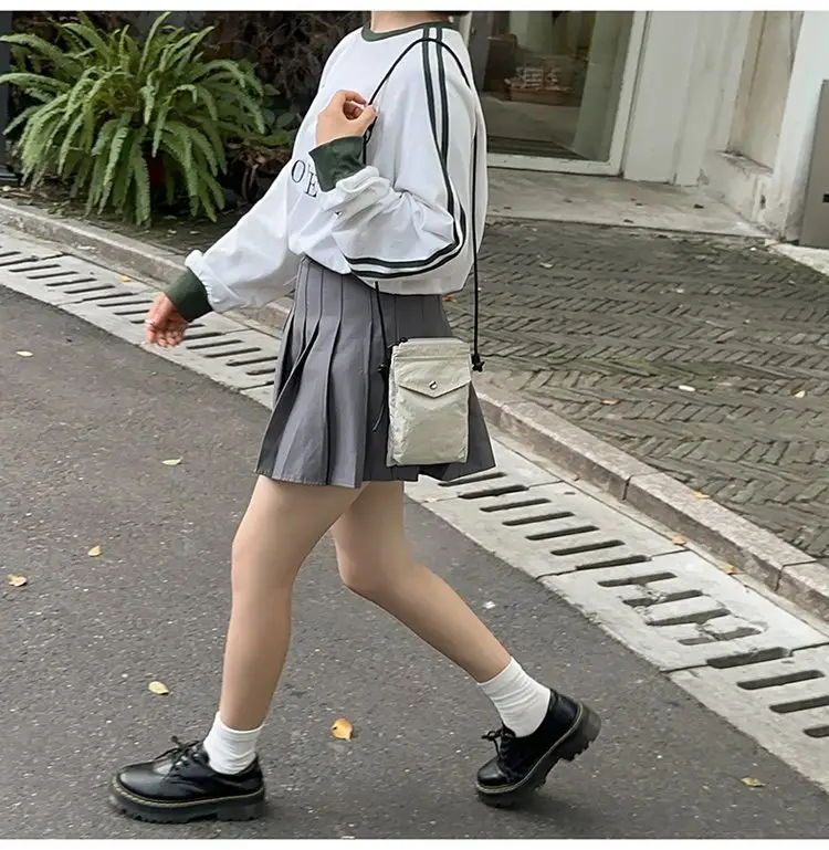 Japanese New Casual White Mobile Phone Bag for Men — feature 17