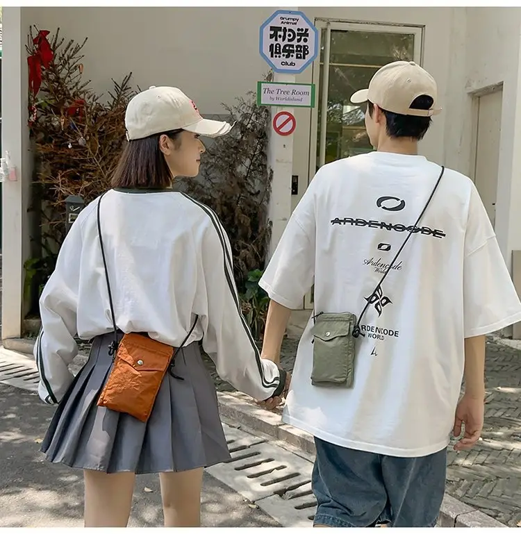 Japanese New Casual White Mobile Phone Bag for Men — feature 19