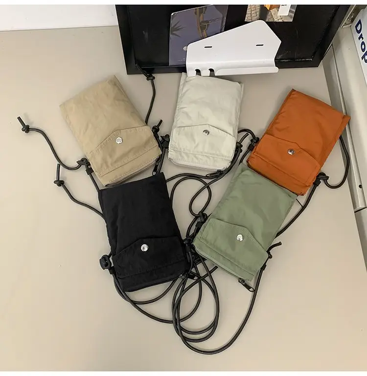 Japanese New Casual White Mobile Phone Bag for Men — feature 23