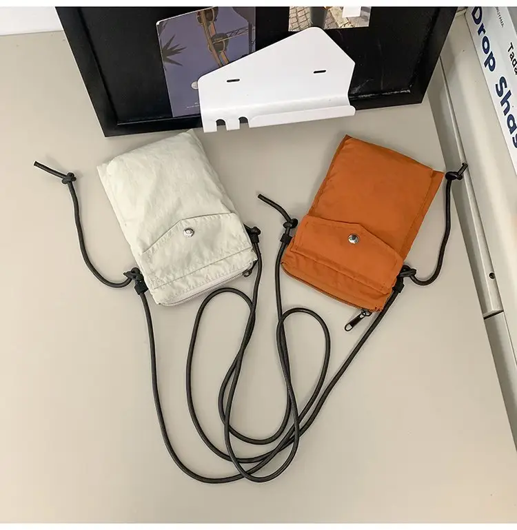 Japanese New Casual White Mobile Phone Bag for Men — feature 26