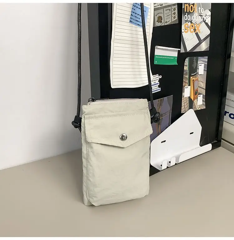 Japanese New Casual White Mobile Phone Bag for Men — feature 29
