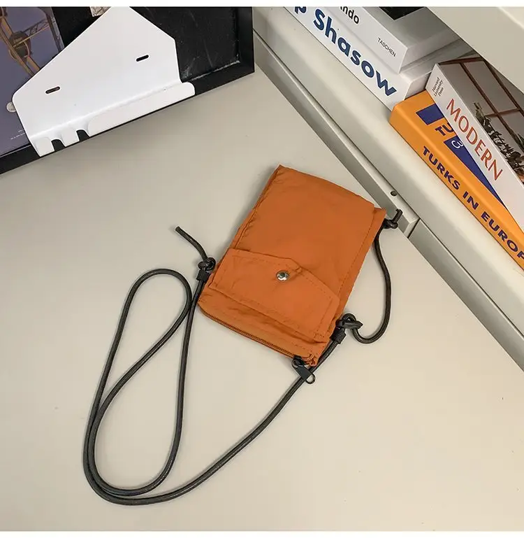 Japanese New Casual White Mobile Phone Bag for Men — feature 32