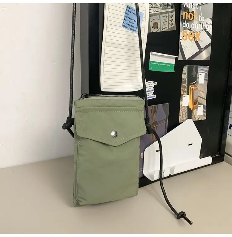 Japanese New Casual White Mobile Phone Bag for Men — feature 35