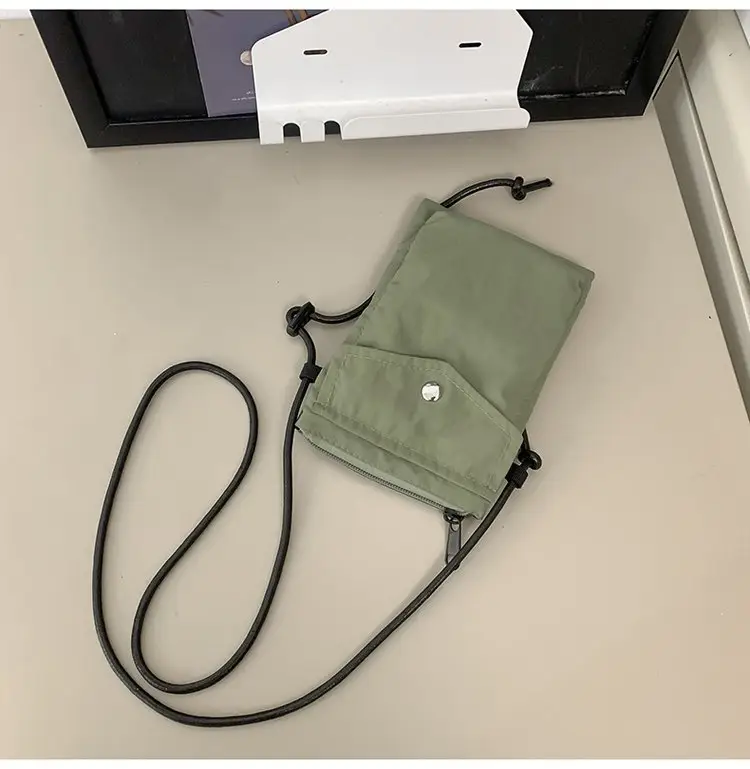 Japanese New Casual White Mobile Phone Bag for Men — feature 40
