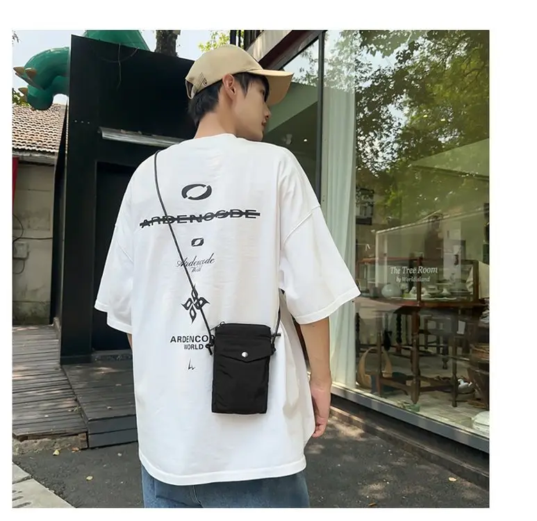 Japanese New Casual White Mobile Phone Bag for Men — feature 7