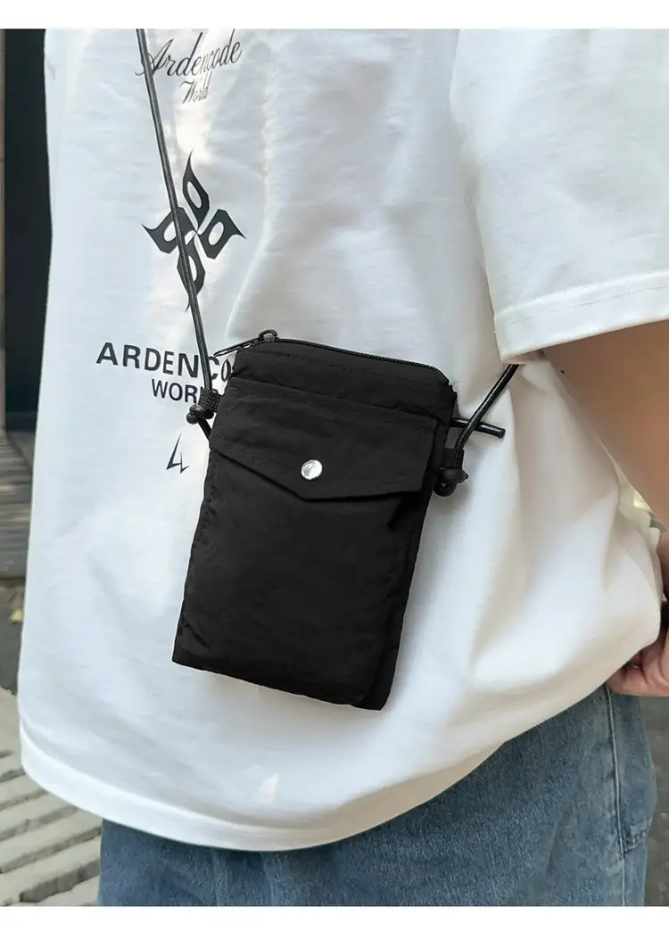 Japanese New Casual White Mobile Phone Bag for Men — feature 9