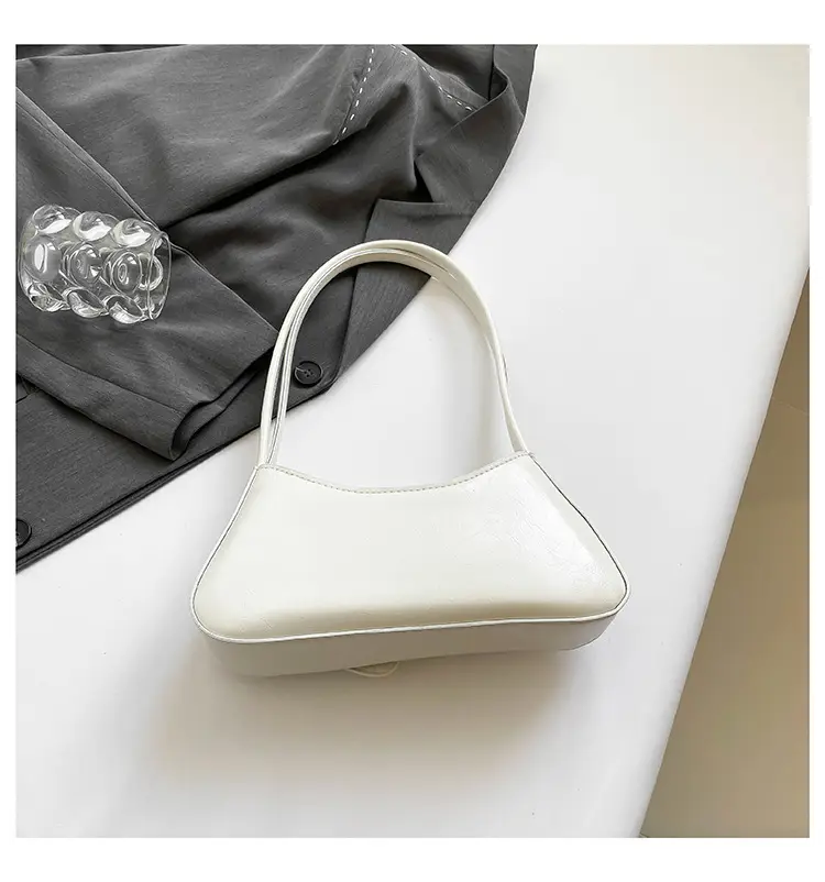 Red Women's Shoulder Bag with Buckle Strap — feature 21
