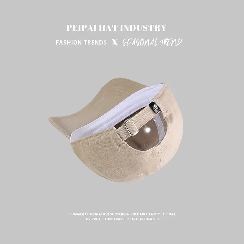 Women's Brown Bombon Baseball Cap with Sunscreen — feature 10