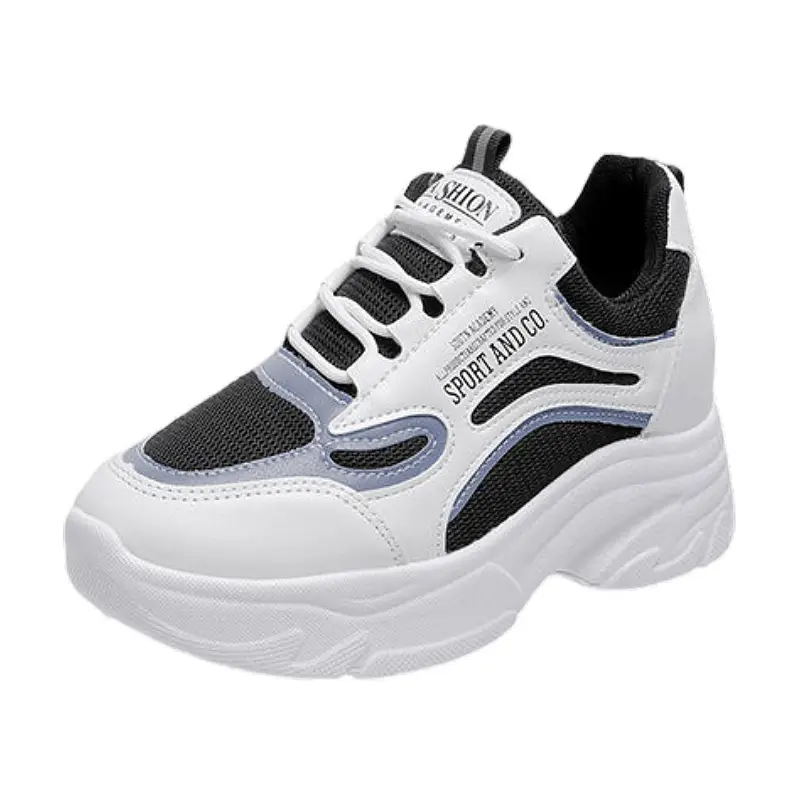 Women White Thick Sole Casual Shoes 2024 - Image 7