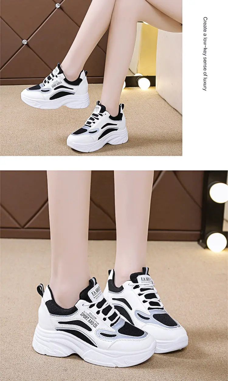 Women White Thick Sole Casual Shoes 2024 — feature 11